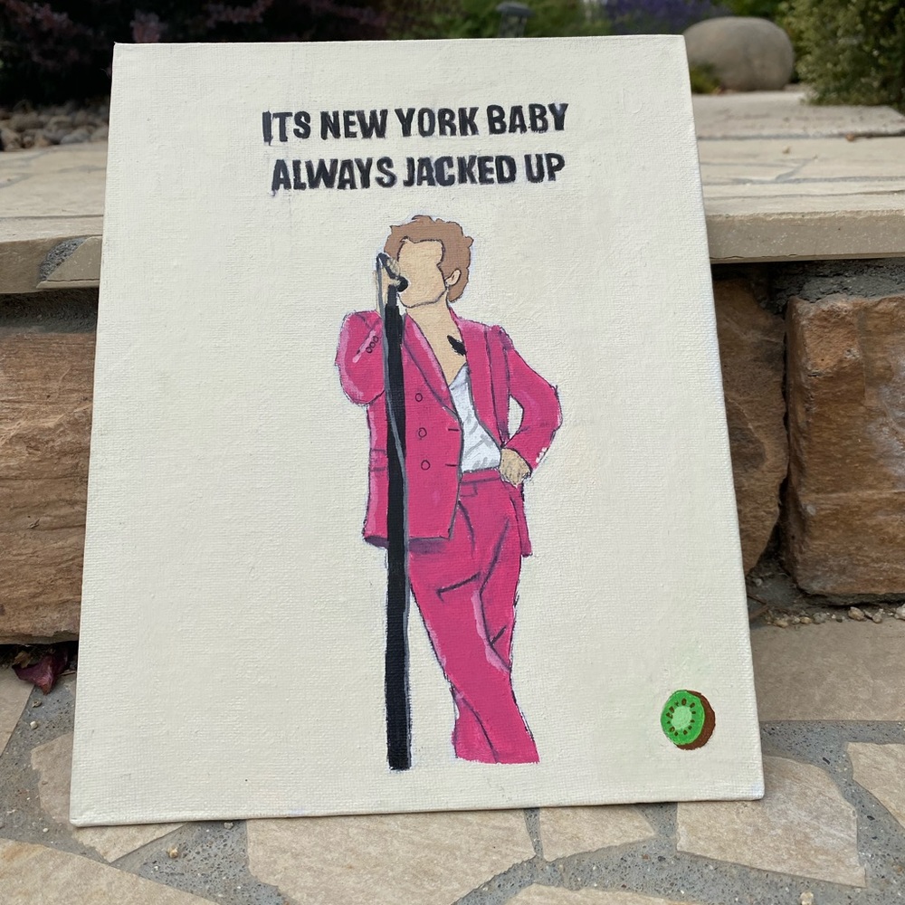 Harry Styles Kiwi Art